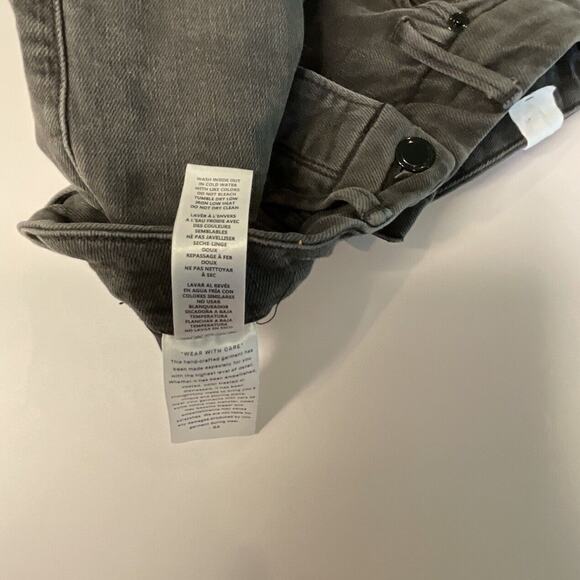 Good American Women's Black Good Boy Straight Leg Jeans Size 8/29 - Picture 5 of 7